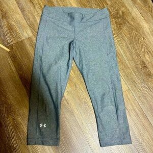 Under Armour Capri Leggings Gray Women’s Medium